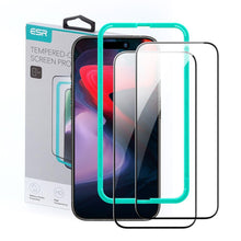 Заредете изображение във визуализатора на галерията – ESR TEMPERED GLASS 2-PACK IPHONE 15 PRO BLACK
