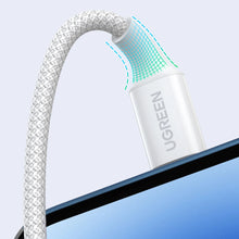 Заредете изображение във визуализатора на галерията – Ugreen US557 USB-C / USB-C PD cable 100W 2m - white
