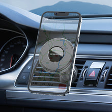 Заредете изображение във визуализатора на галерията – Borofone Car holder BH77 Seaside magnetic to air vent mount black
