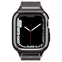 Заредете изображение във визуализатора на галерията – Spigen METAL FIT "PRO" Apple Watch 7 / 8 (45MM) GRAPHITE
