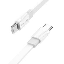 Заредете изображение във визуализатора на галерията – Borofone Cable BX89 Union - Type C to Type C - PD 60W 1 metre white-grey
