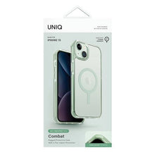 Заредете изображение във визуализатора на галерията – Uniq Combat Magclick Charging case for iPhone 15 / 14 / 13 - mint

