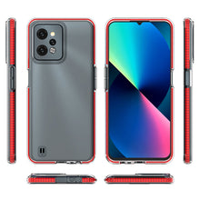 Заредете изображение във визуализатора на галерията – Spring Case for Realme C31 silicone cover with frame light blue
