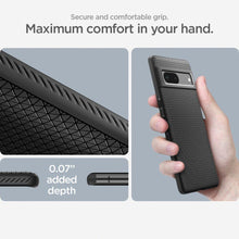 Заредете изображение във визуализатора на галерията – Spigen Liquid Air case for Google Pixel 7 black

