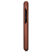 Заредете изображение във визуализатора на галерията – iCarer Curved Edge Vintage Folio Genuine Leather Flip Cover for Samsung Galaxy S20 Ultra brown (RS992008-BN) - TopMag

