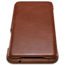 Заредете изображение във визуализатора на галерията – iCarer Curved Edge Vintage Folio Genuine Leather Flip Cover for Samsung Galaxy S20 Ultra brown (RS992008-BN) - TopMag
