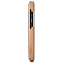 Заредете изображение във визуализатора на галерията – iCarer Curved Edge Vintage Folio Genuine Leather Cover Case for Samsung Galaxy S20 Ultra khaki (RS992008-GG) - TopMag
