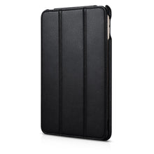 Заредете изображение във визуализатора на галерията – iCarer Leather Folio case for iPad mini 5 leather cover smart case black (RID800-BK) - TopMag
