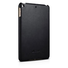 Заредете изображение във визуализатора на галерията – iCarer Leather Folio case for iPad mini 5 leather cover smart case black (RID800-BK) - TopMag
