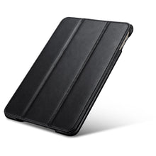 Заредете изображение във визуализатора на галерията – iCarer Leather Folio case for iPad mini 5 leather cover smart case black (RID800-BK) - TopMag
