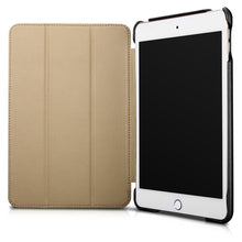Заредете изображение във визуализатора на галерията – iCarer Leather Folio case for iPad mini 5 leather cover smart case black (RID800-BK) - TopMag
