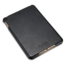Заредете изображение във визуализатора на галерията – iCarer Leather Folio case for iPad mini 5 leather cover smart case black (RID800-BK) - TopMag
