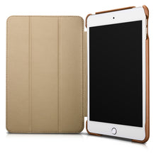 Заредете изображение във визуализатора на галерията – iCarer Leather Folio case for iPad mini 5 leather cover smart case brown (RID800-BN) - TopMag
