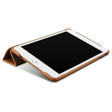 Заредете изображение във визуализатора на галерията – iCarer Leather Folio case for iPad mini 5 leather cover smart case brown (RID800-BN) - TopMag
