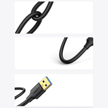 Заредете изображение във визуализатора на галерията – Ugreen cable 3m USB 3.2 Gen 1 cable black (US128 90576) - TopMag
