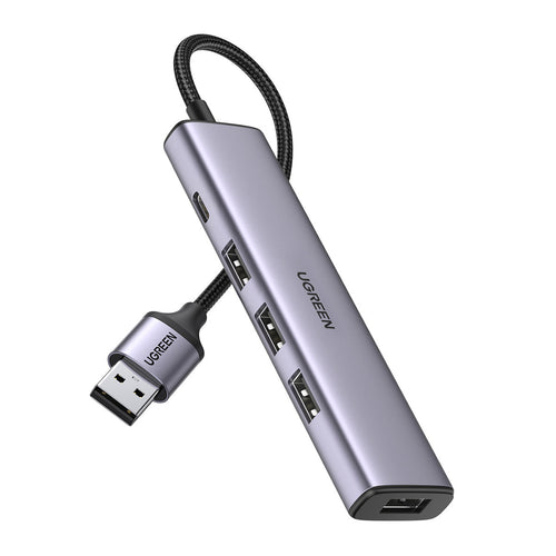 Ugreen USB HUB splitter - 4x USB 3.0 gray (CM473 20805) - TopMag
