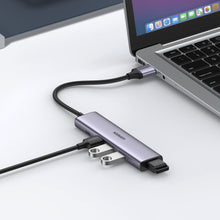 Заредете изображение във визуализатора на галерията – Ugreen USB HUB splitter - 4x USB 3.0 gray (CM473 20805) - TopMag
