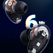 Заредете изображение във визуализатора на галерията – Ugreen HiTune X6 TWS Bluetooth 5.0 ANC wireless headphones gray (WS118) - TopMag
