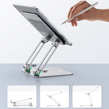 Заредете изображение във визуализатора на галерията – Ugreen desk folding stand for tablet silver (LP339 90396) - TopMag
