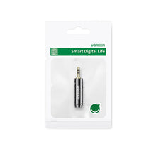 Заредете изображение във визуализатора на галерията – Ugreen adapter 3.5mm audio adapter (male) to 6.35mm mini jack (female) gray (AV168) - TopMag
