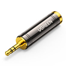 Заредете изображение във визуализатора на галерията – Ugreen adapter 3.5mm audio adapter (male) to 6.35mm mini jack (female) gray (AV168) - TopMag
