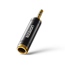 Заредете изображение във визуализатора на галерията – Ugreen adapter 3.5mm audio adapter (male) to 6.35mm mini jack (female) gray (AV168) - TopMag
