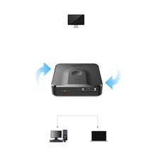 Заредете изображение във визуализатора на галерията – Ugreen CM430 signal splitter 2x DisplayPort (input) to 1x DisplayPort (output) 4K / 1080p switch black (60622) - TopMag
