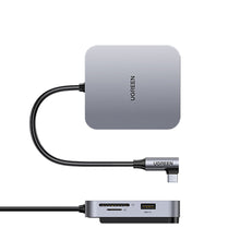 Заредете изображение във визуализатора на галерията – Ugreen HUB for iMac USB Type C - 3 x USB Type A 3.1 Gen 1 + SD / TF gray (CM521 60377) - TopMag
