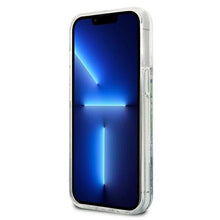 Заредете изображение във визуализатора на галерията – Guess GUHCP13LLFLSN iPhone 13 Pro / 13 6,1" zielony/green hardcase Flower Liquid Glitter - TopMag
