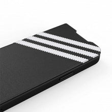 Заредете изображение във визуализатора на галерията – Adidas OR Booklet Case PU iPhone 13 Pro / 13 6,1" czarno biały/black white 47112 - TopMag
