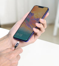 Заредете изображение във визуализатора на галерията – Ugreen angle cable USB Type C - USB Type C Power Delivery 60 W 20 V 3 A 1 m black-gray cable (US255 50123)
