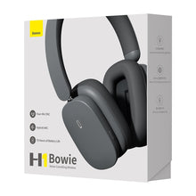 Заредете изображение във визуализатора на галерията – Baseus Bowie H1 wireless headphones Bluetooth 5.2 ANC gray (NGTW230013) - TopMag
