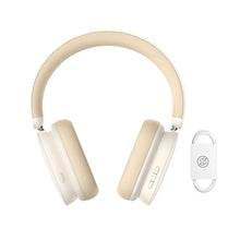 Заредете изображение във визуализатора на галерията – Baseus Bowie H1 wireless headphones Bluetooth 5.2 ANC white (NGTW230002) - TopMag
