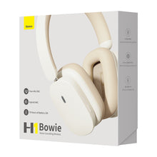 Заредете изображение във визуализатора на галерията – Baseus Bowie H1 wireless headphones Bluetooth 5.2 ANC white (NGTW230002) - TopMag

