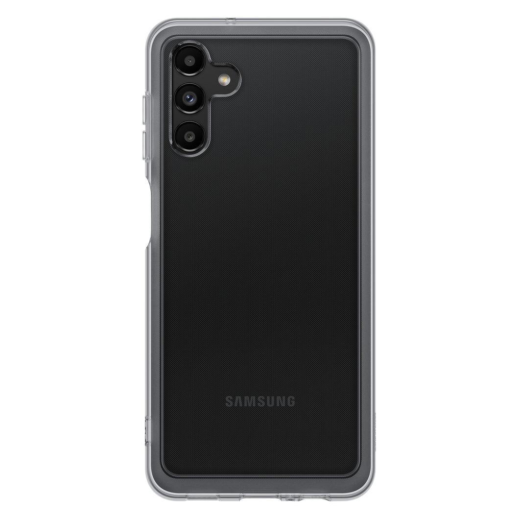Samsung Soft Clear Cover durable case with a gel frame and a reinforced back Samsung Galaxy A13 5G black (EF-QA136TBEGWW) - TopMag