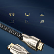 Заредете изображение във визуализатора на галерията – Ugreen cable HDMI cable 4K @ 60Hz 1.5m gold (HD102)
