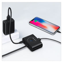 Заредете изображение във визуализатора на галерията – Ugreen multifunctional USB HUB - 4 x USB 3.0 0,25m black (CR113)
