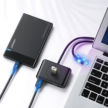 Заредете изображение във визуализатора на галерията – Ugreen multifunctional USB HUB - 4 x USB 3.0 0,25m black (CR113)
