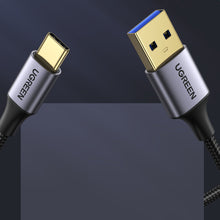 Заредете изображение във визуализатора на галерията – Ugreen cable USB 3.0 - USB Type C 3A 1m cable (US187) - TopMag
