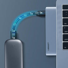 Заредете изображение във визуализатора на галерията – Ugreen multifunctional HUB 2x USB Type C to 3x USB 3.0 / TF / SD / USB Type C for MacBook Pro / Air gray (CM251 60560)
