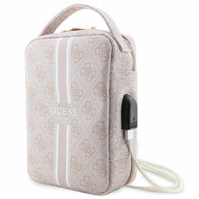 Заредете изображение във визуализатора на галерията – Guess Bag GUHBP4RPSP Organizer pink/pink 4G Printed Stripes
