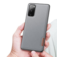 Заредете изображение във визуализатора на галерията – Dux Ducis Fino case covered with nylon material for Samsung Galaxy S20 FE 5G gray
