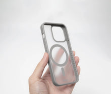 Заредете изображение във визуализатора на галерията – LAUT Huex Protect case with MagSafe for iPhone 15 Pro Max - gray

