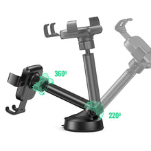 Заредете изображение във визуализатора на галерията – Ugreen gravity phone holder for dashboard cockpit black (LP200 60990B) - TopMag
