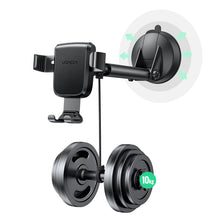 Заредете изображение във визуализатора на галерията – Ugreen gravity phone holder for dashboard cockpit black (LP200 60990B) - TopMag
