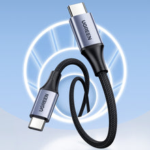 Заредете изображение във визуализатора на галерията – Ugreen cable USB Type C cable - USB Type C Power Delivery 240W 5A 2m gray (90440 US535) - TopMag
