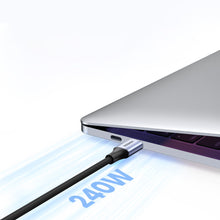 Заредете изображение във визуализатора на галерията – Ugreen cable USB Type C cable - USB Type C Power Delivery 240W 5A 2m gray (90440 US535) - TopMag
