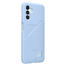 Заредете изображение във визуализатора на галерията – Samsung Card Slot Cover Case for Samsung Galaxy A13 5G Silicone Card Wallet Case Blue (EF-OA136TLEGWW) - TopMag
