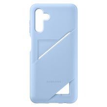 Заредете изображение във визуализатора на галерията – Samsung Card Slot Cover Case for Samsung Galaxy A13 5G Silicone Card Wallet Case Blue (EF-OA136TLEGWW) - TopMag
