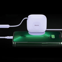 Заредете изображение във визуализатора на галерията – Baseus Traction Series Retractable 3-in-1 USB Type C Cable - Micro USB / USB Type C / Lightning Power Delivery 100W 1.7m Violet (CAQY000005) - TopMag

